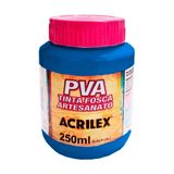 Tinta Pva Fosca Para Artesanato - 250 Ml - Acrilex - Azul Turquesa