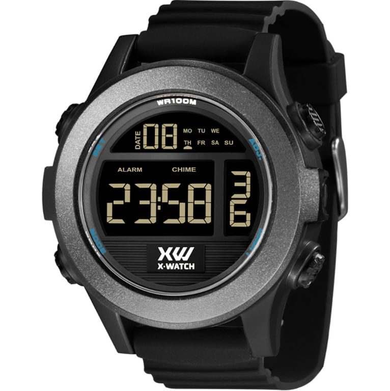 Relógio Digital Masculino Preto Xmppd673 - X-watch