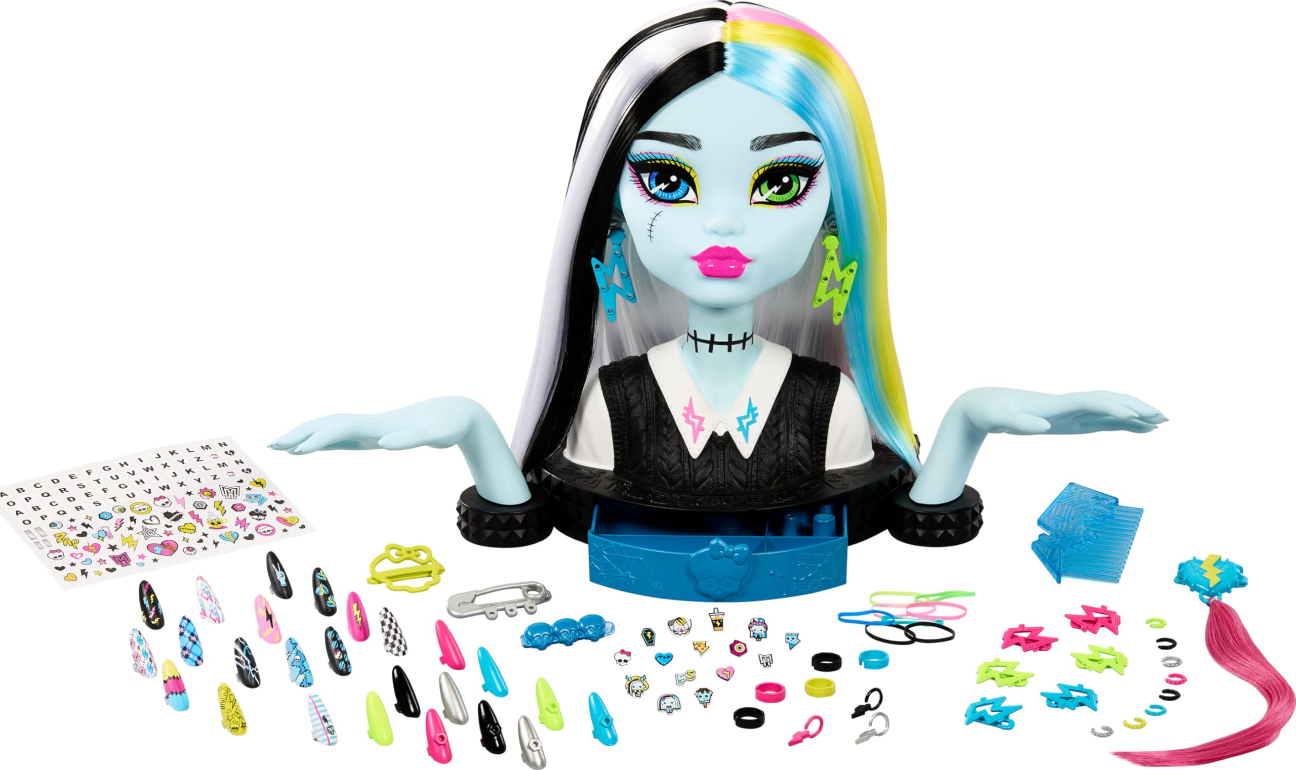 Styling Head Monster High Frankie Stein Com Mais De 65 Acessórios