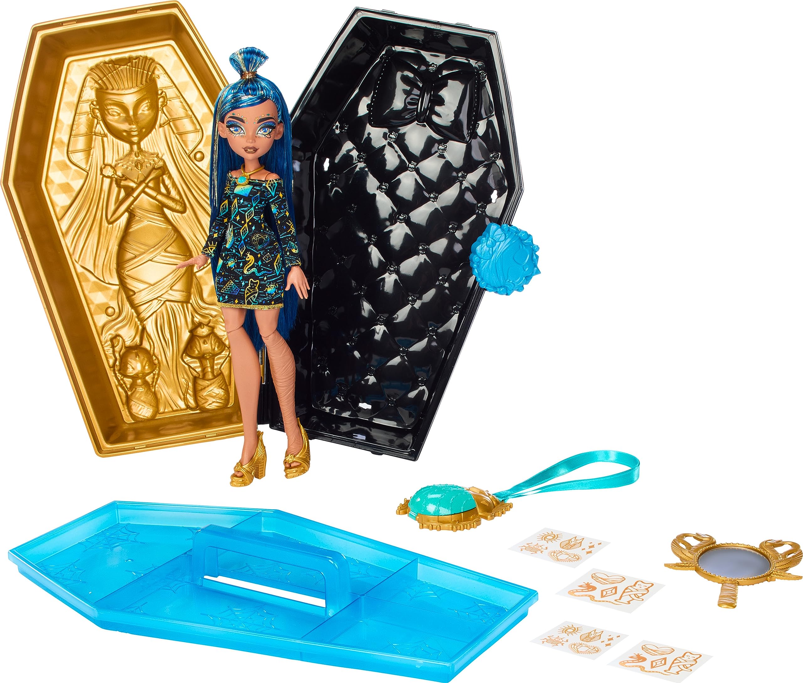 Capa Doll Monster High Cleo De Nile Golden Glam Com Acesso.