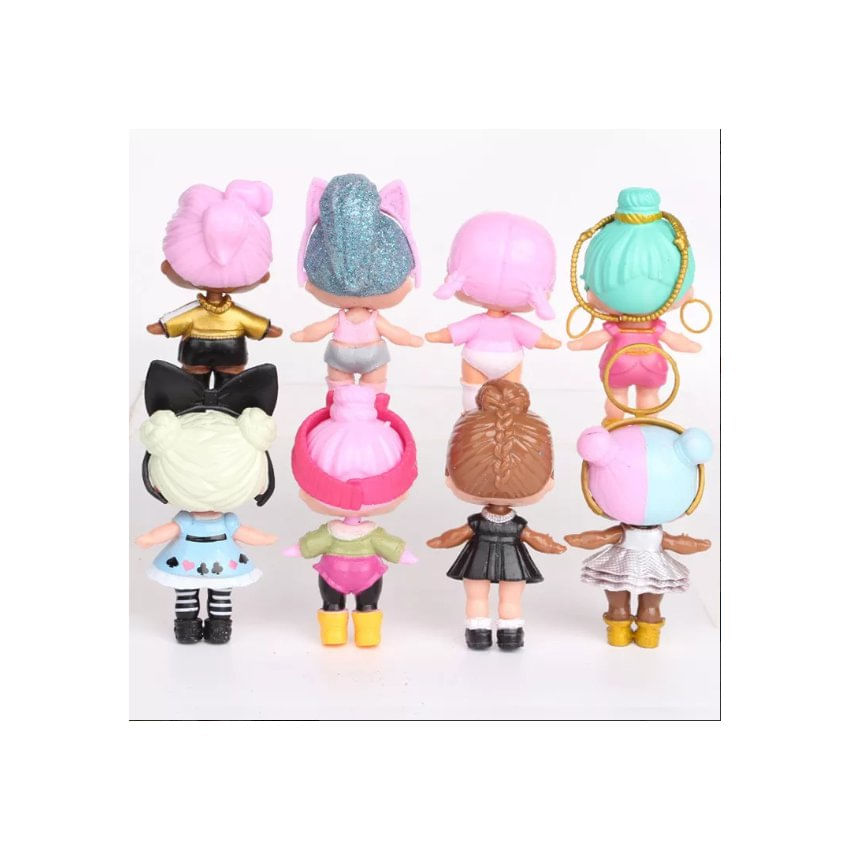 Set of 8 cheap lol surprise dolls