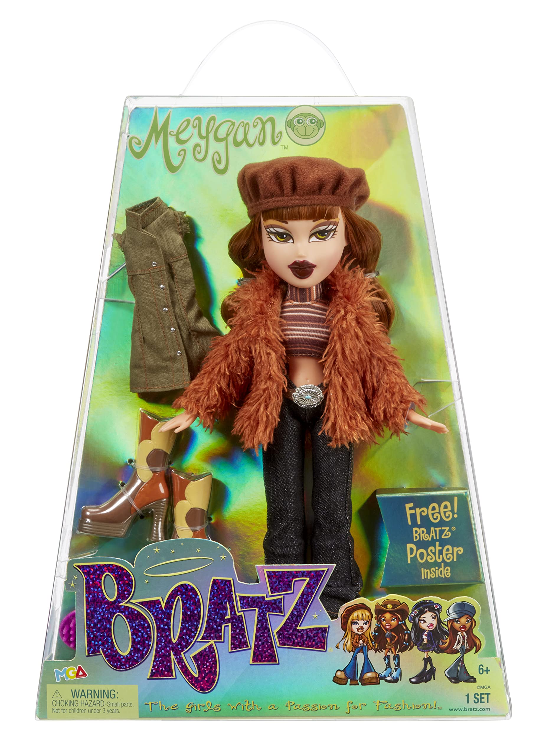 Boneca Moderna Bratz Original Meygan Com 2 Roupas E Pôster - Carrefour