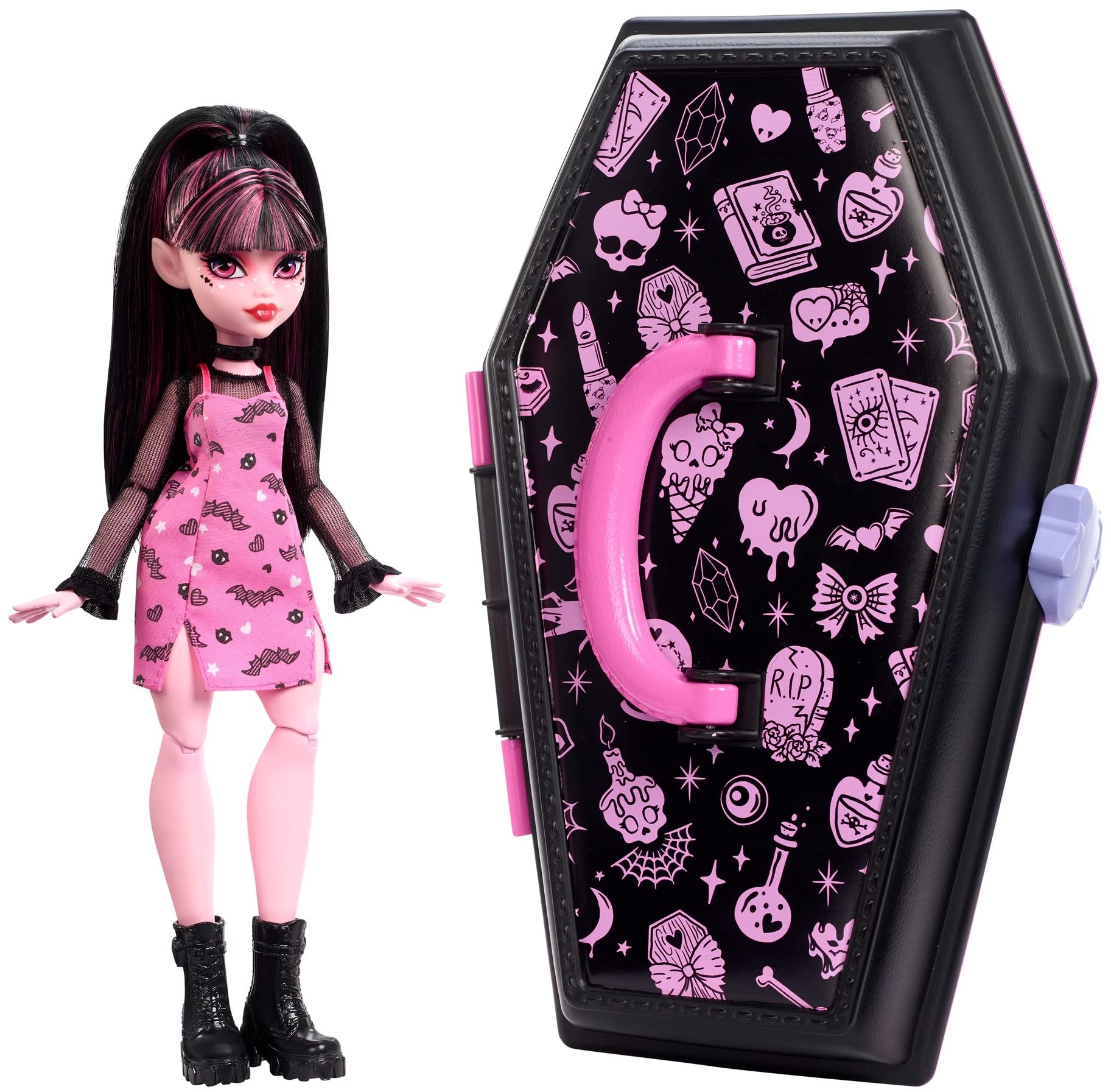 Conjunto De Brinquedos Monster High Draculaura Gore-ganizer Com Acessórios