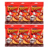 Kit 6un Bifinho Doguitos Para Cães Carne 65g