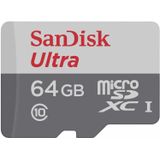 Cartao De Memoria Sandisk Sdsquns-064g-gn3ma  Ultra Com Adaptador Sd 64gb