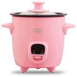 Mini Panela De Arroz Eletrica 1l Com Funcao De Manter Aquecido, 200w, 110v, Dash Drcm200gbpk04, Rosa