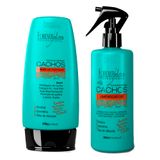 Kit Cachos Creme De Pentear E Umidificador Forever Liss