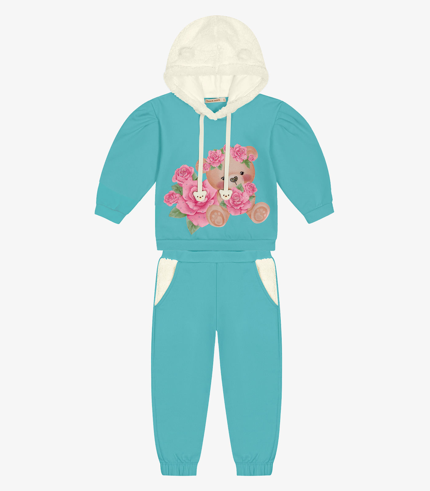 Conjunto Infantil Blusão E Calça Trick Nick Azul 6