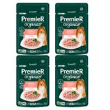 Kit Com 4 Ração Úmida Premier Orgânico Para Cães Adultos De Porte Pequeno Sabor Frango, Chia E Quinoa 85g