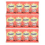 Caixa 12un Petisco Dreamies Salmão Para Gatos Adultos 40g