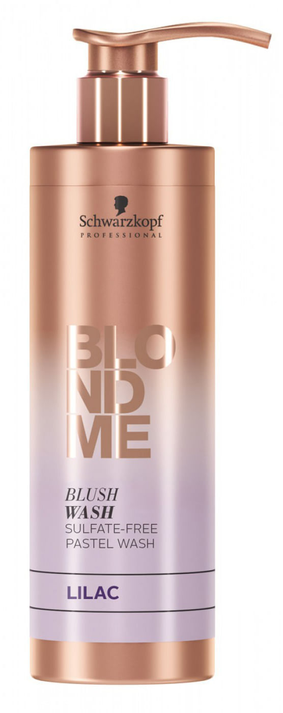 Shampoo Schwarzkopf Blondme Blush Wash Lilás 250ml