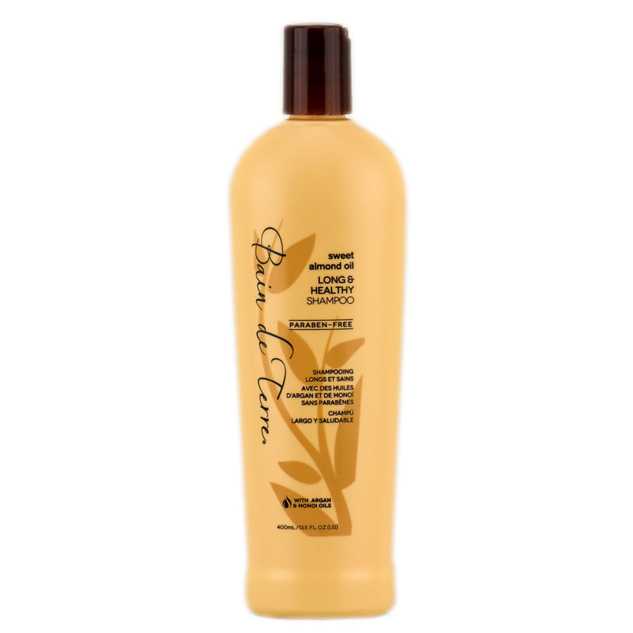 Shampoo Bain De Terre Óleo De Amêndoa Doce Longo E Saudável 400ml