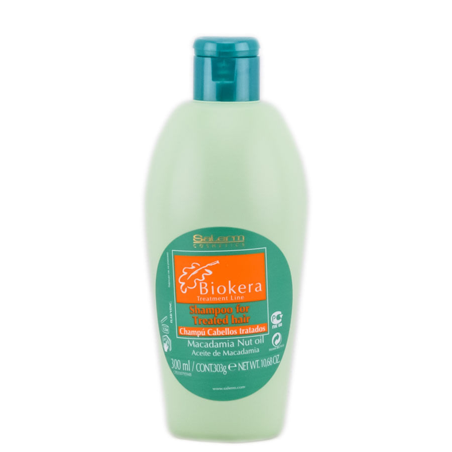 Shampoo Salerm Biokera Natura Para Cabelos Tratados 320ml