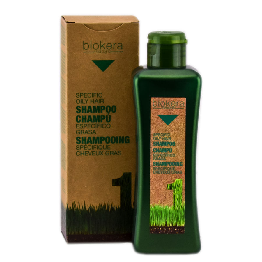 Shampoo Específico Para Cabelos Oleosos Salerm Biokera