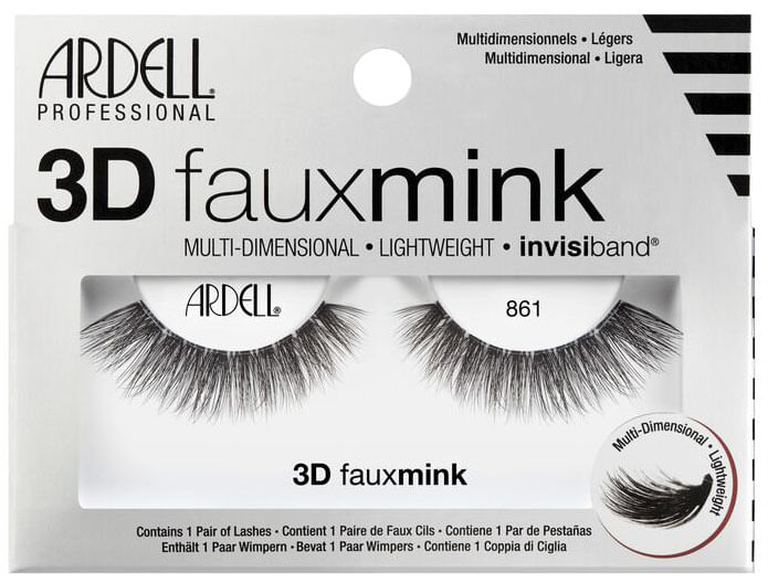 Cílios Postiços Ardell Professional 3d Fauxmink 861