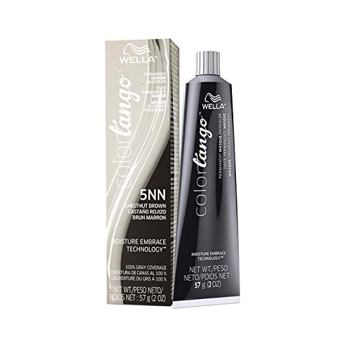 Cor De Cabelo Permanente Wella Color Tango, 5nn Em Marrom Cl