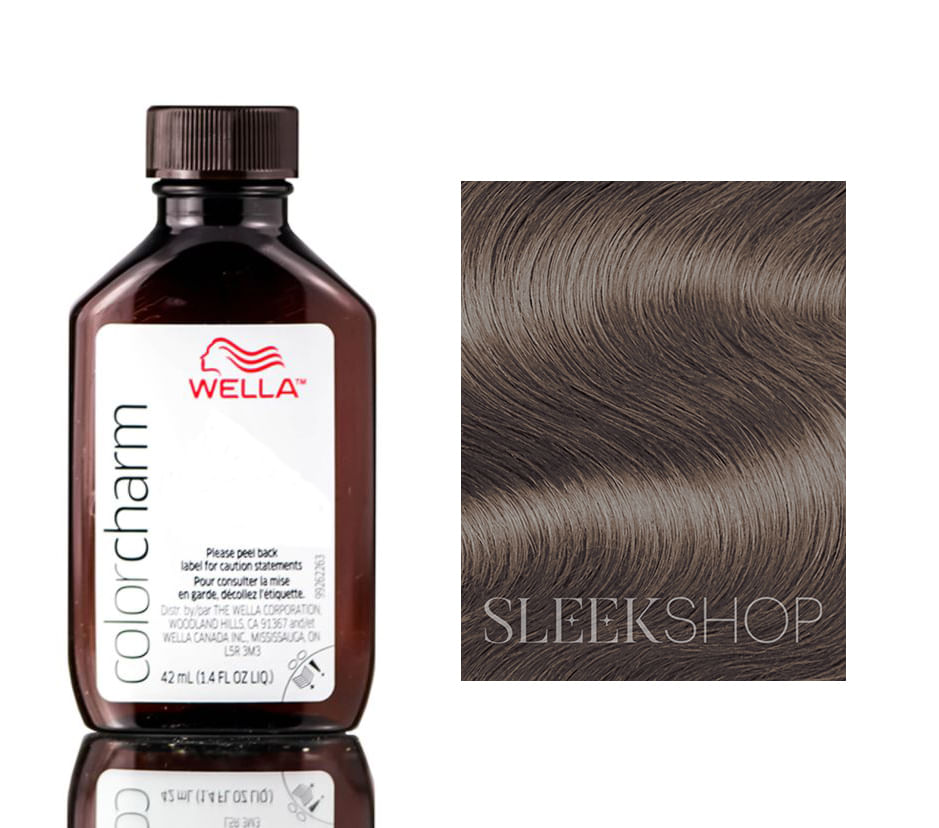 Cor De Cabelo Wella Color Charm Liquid 4n/411 Castanho Médio