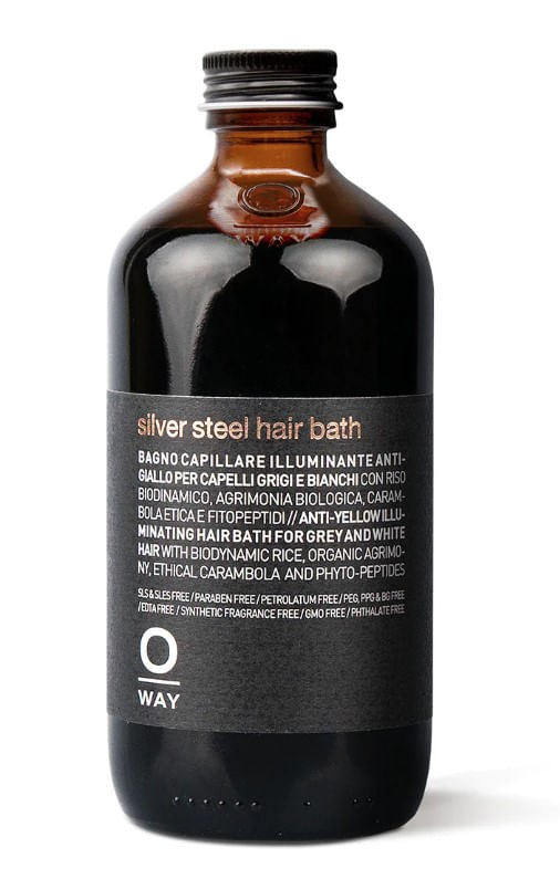 Shampoo Oway Silver Steel Para Banho De Cabelo 240ml