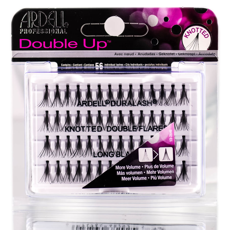 Cílios Postiços Ardell Double Up Knotted Long Black