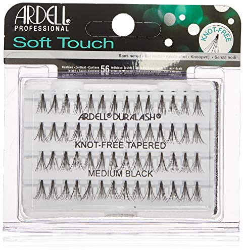 Cílios Ardell Soft Touch Sem Nós, Pretos, Médios