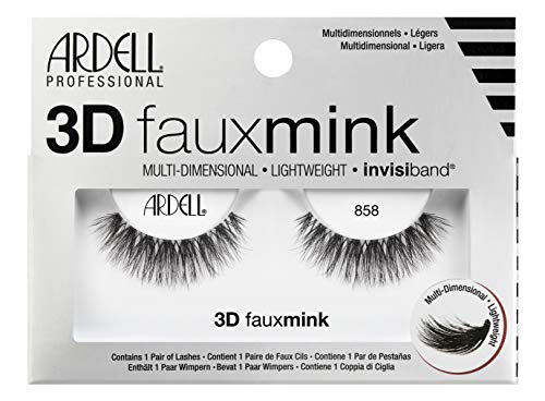 Cílios Postiços Ardell 3d Faux Mink 858, 4 Pares