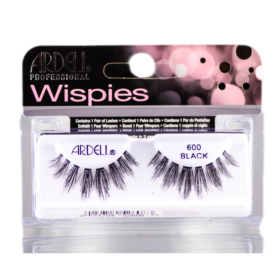 Cílios Postiços Ardell Wispies Black 600