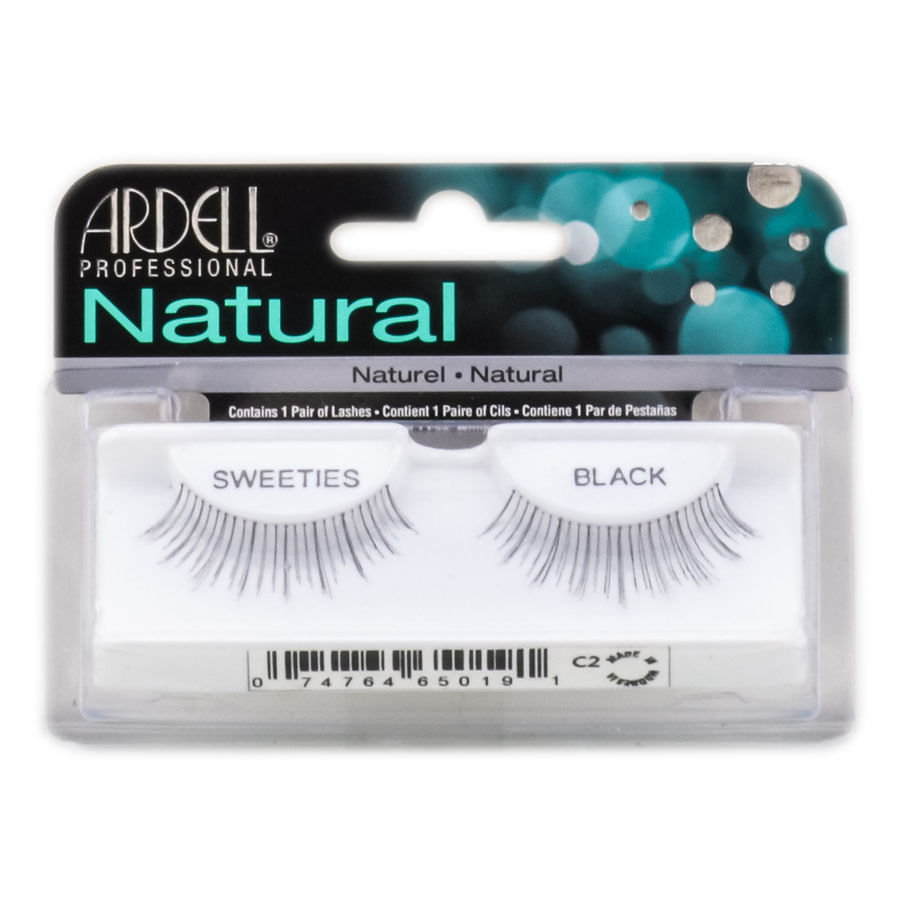 Cílios Postiços Ardell Natural Sweeties Black #65019