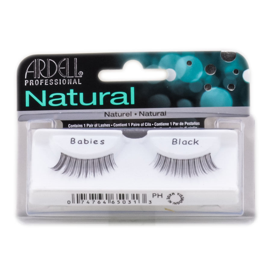 Cílios Postiços Ardell Natural Babies Black #65031