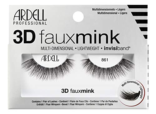 Cílios Postiços Ardell 3d Faux Mink 861, 4 Pares