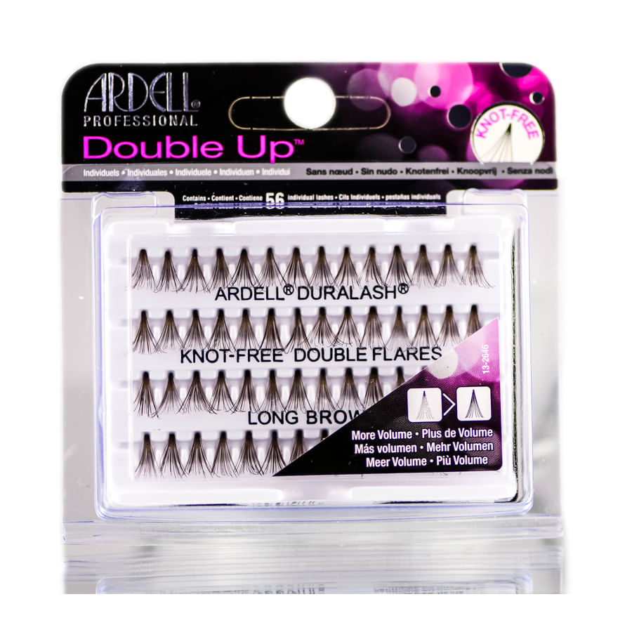 Cílios Postiços Ardell Professional Double Up Long Brown