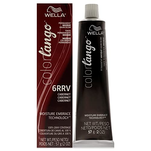 Tinta De Cabelo Permanente Wella Color Tango, 6rrv Dark Blon