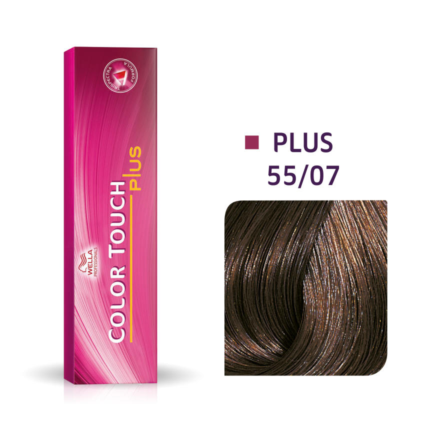 Cor De Cabelo Creme Semi-permanente Wella Color Touch Plus 55/07