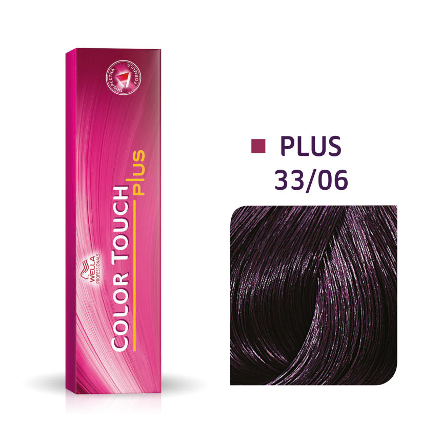 Cor De Cabelo Creme Semi-permanente Wella Color Touch Plus 33/06