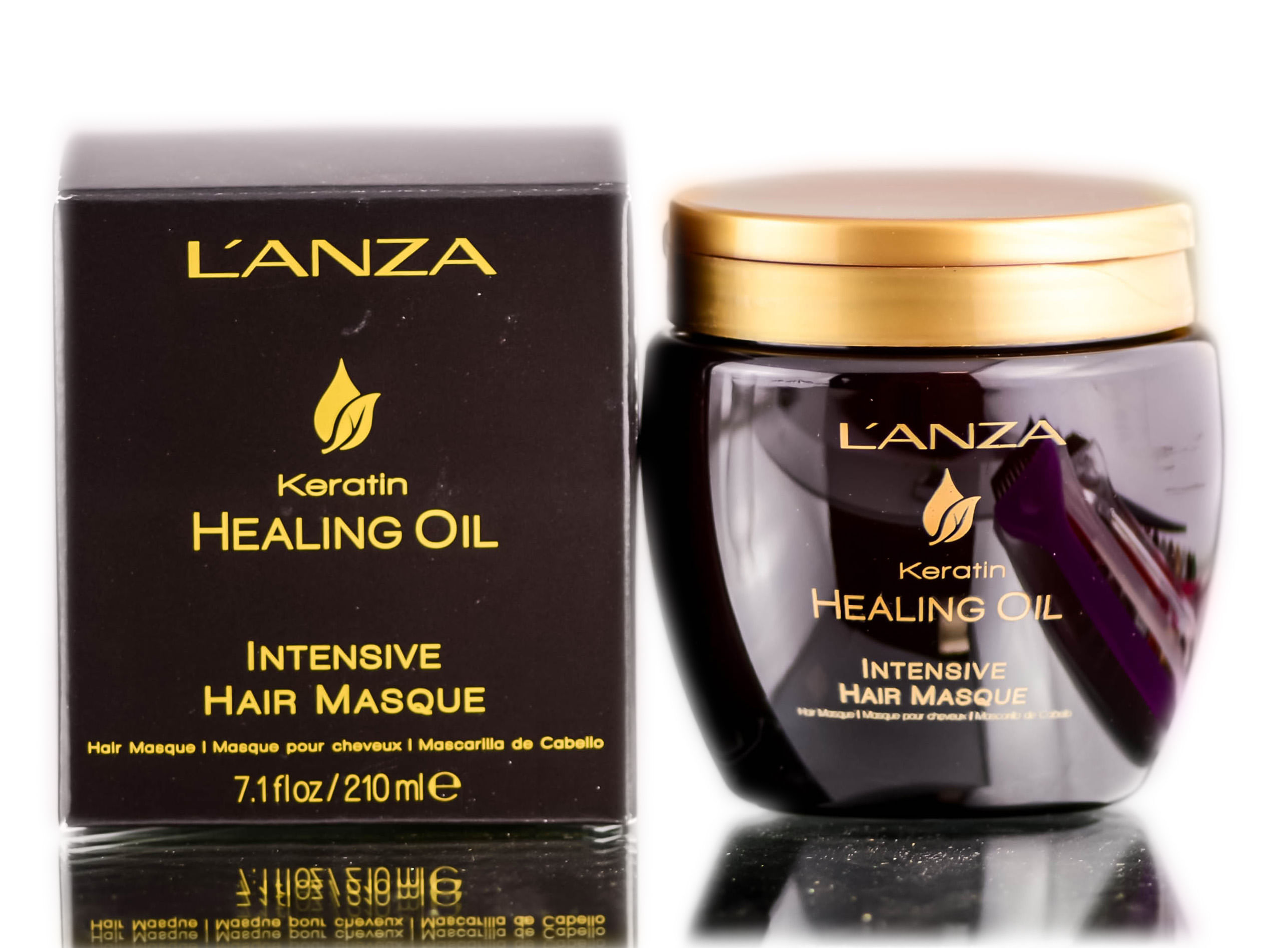 Máscara Capilar Lanza Keratin Healing Oil Intensive 210 Ml