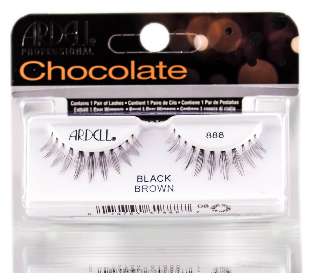 Cílios Postiços Ardell Chocolate Lashes 886/887/888 Black Br