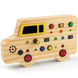 Brinquedos Infantis De Madeira Montessori Busy Board Bestbase Com Led