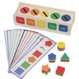 Brinquedos Classificadores E Empilhadores De Formas De Madeira Boxiki Kids Montessori