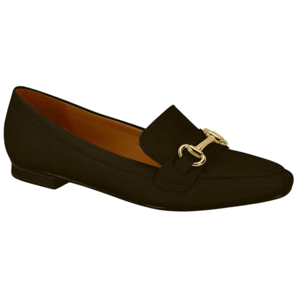 Sapato Mocassim Feminino Conforto Fivela Vizzano 1351.106.7286 - Preto - 34