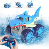 Carro De Controle Remoto Maxtronic Amphibious Rc Shark Truck 4wd