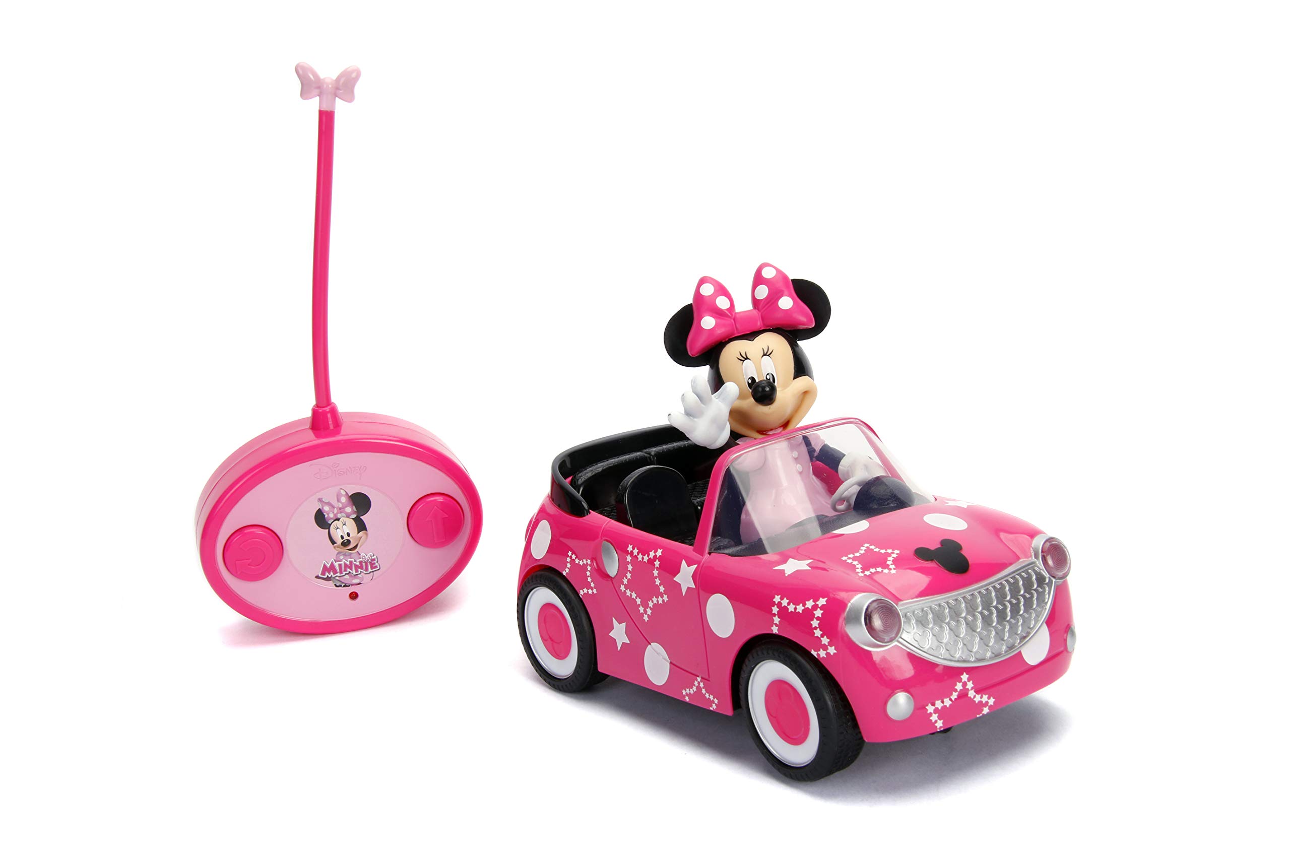 Carro De Controle Remoto De Brinquedo Jada Toys Disney Junior Minnie Mouse