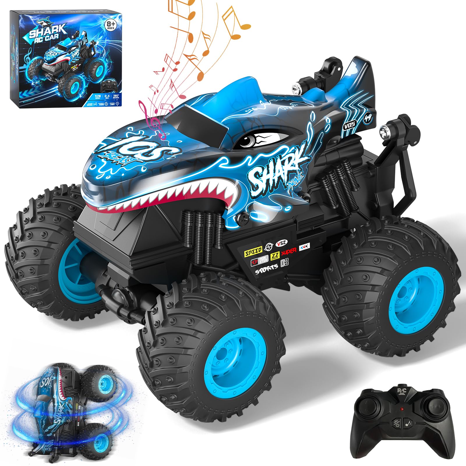 Brinquedos De Carro Com Controle Remoto Rc Car Sunrad Sunrad Para Crianças E Meninos