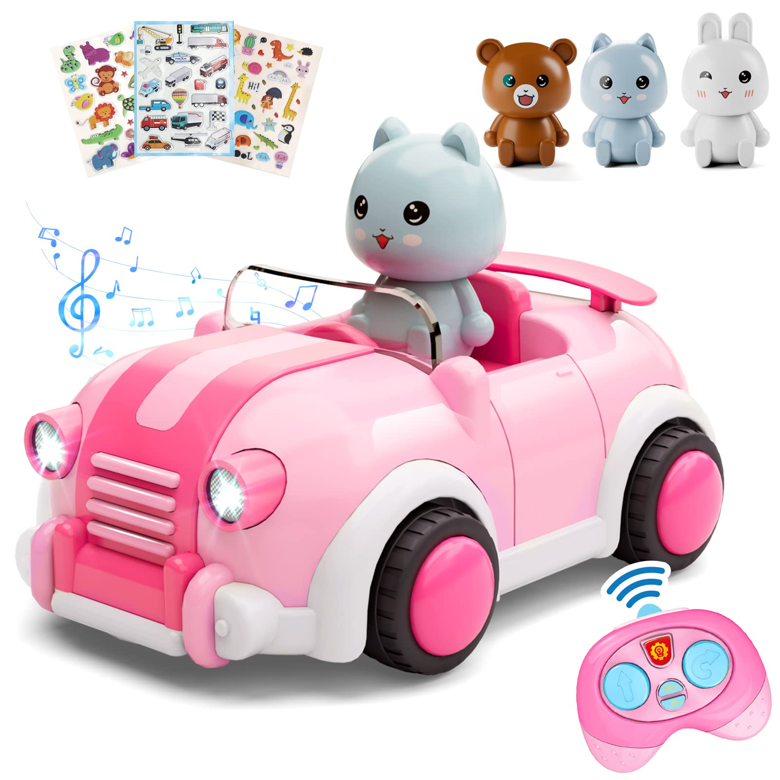 Carro De Controle Remoto Love Life Girls Toys Com 3 Bonecas De 3 Anos Ou Mais