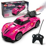 Carro De Controle Remoto Vatos Escala 1:24 Para Crianças Com Spray De Luzes Led