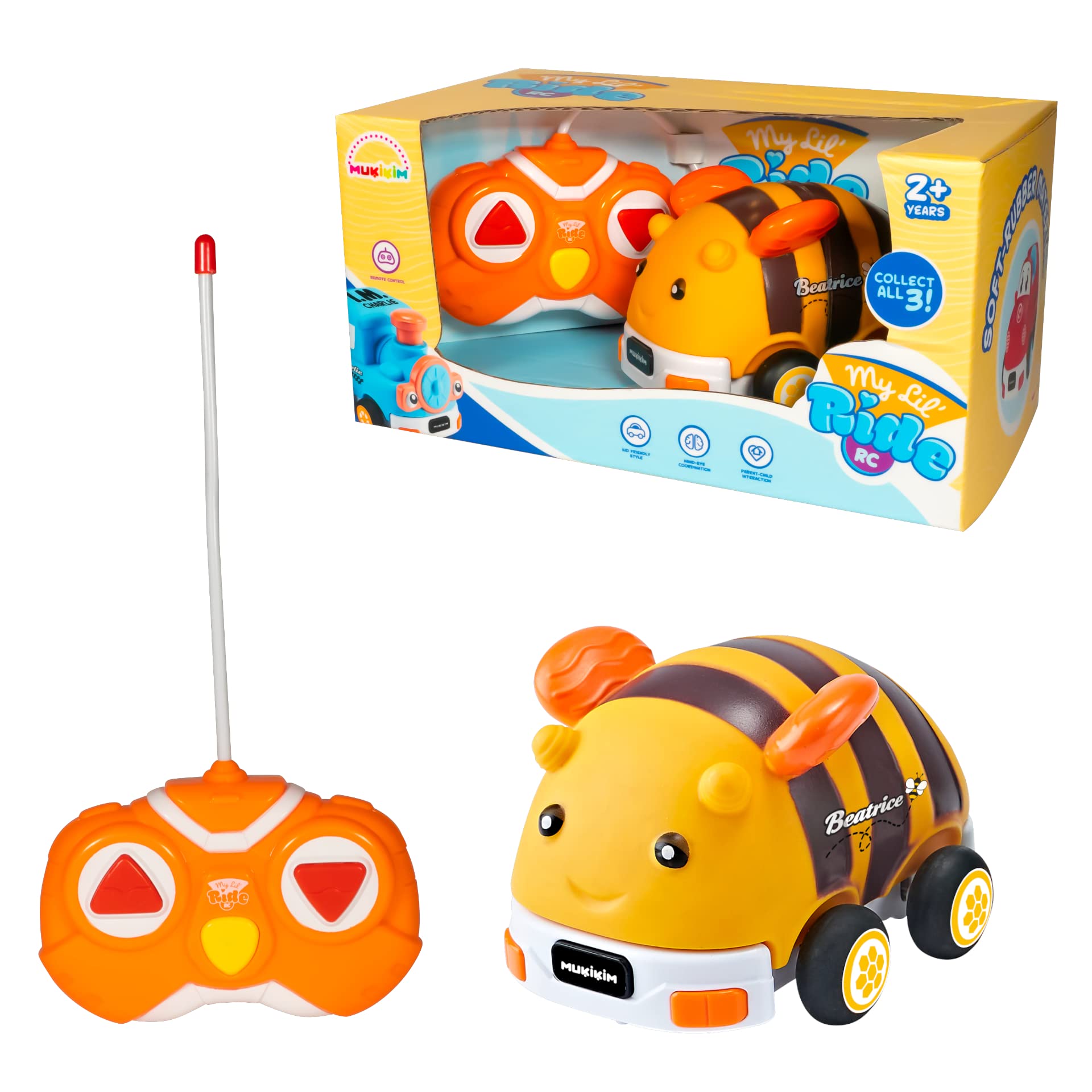 Carro De Controle Remoto Mukikim My Little Rides Beatrice The Bee