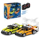 Car De Corrida Com Controle Remoto Kidirace, Escala 1:20 Com 2 Unidades Smoke
