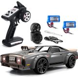 Carro Rc Drift Goolrc 1/16 Scale 4wd 35 Km/h Com Luzes Led 3 Ba