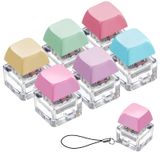 Chaveiro Fidget Toy Taiyin, Descompressão De Teclado, 6 Unidades