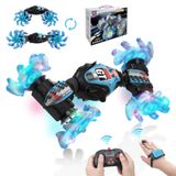 Brinquedo Transformador Rc Stunt Car Kidstinct Com Controle Por Gestos
