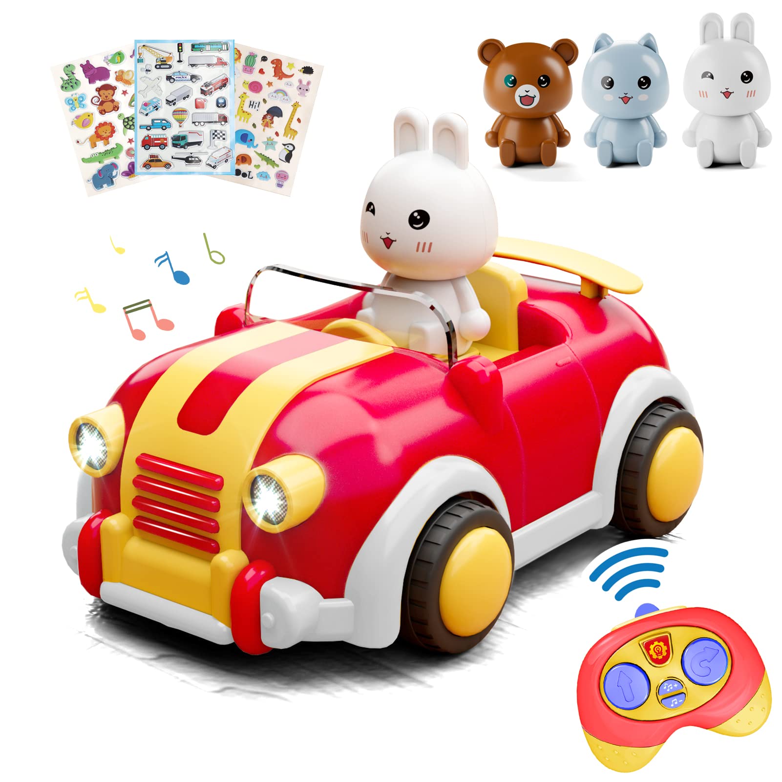 Carro De Desenho Animado Com Controle Remoto Love Life Girls Age 3+ Com Música