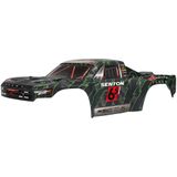 Carro Rc Arrma Senton 6s Blx 1/7 Com Corpo Pintado De Preto/verde